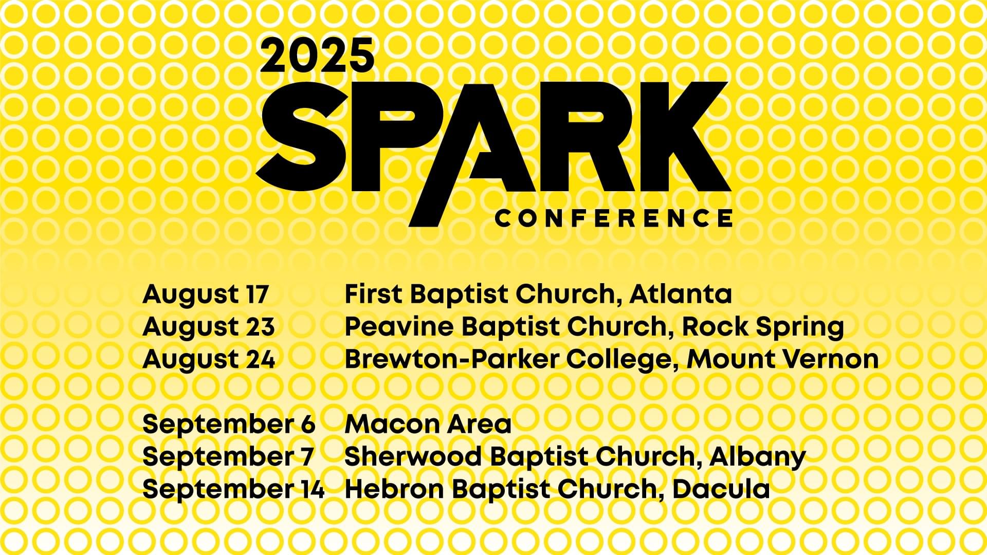SPARK 2025 Dates Announced